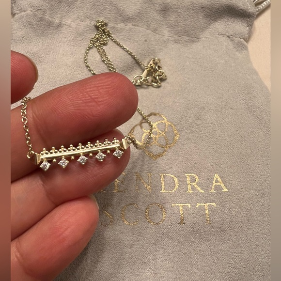 Kendra Scott Anissa Necklace, Gold Plated - Picture 3 of 5